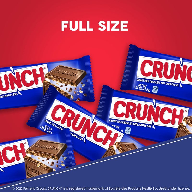 CRUNCH Milk Chocolate Bars - Bulk 12 Pack - Image 2